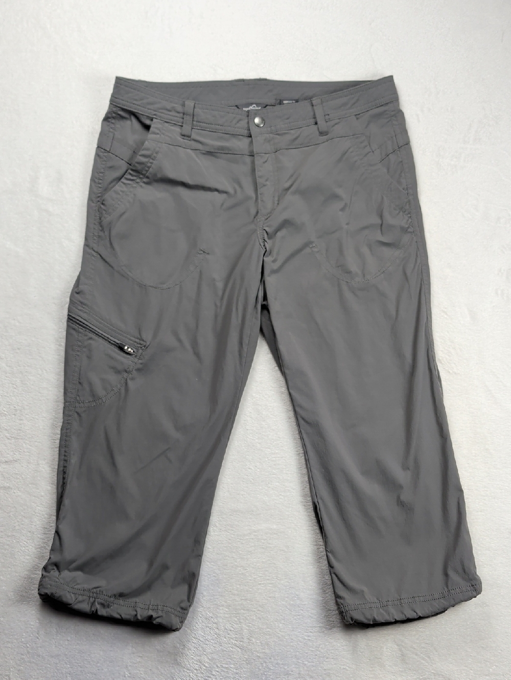 Eddie Bauer Women's Horizon Guide Hiking Travel Pants Size 8 Grey